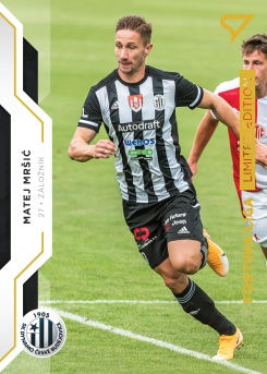 Matej Mrsic Ceske Budejovice SportZoo FORTUNA:LIGA 2020/21 Gold Limited /99 #177